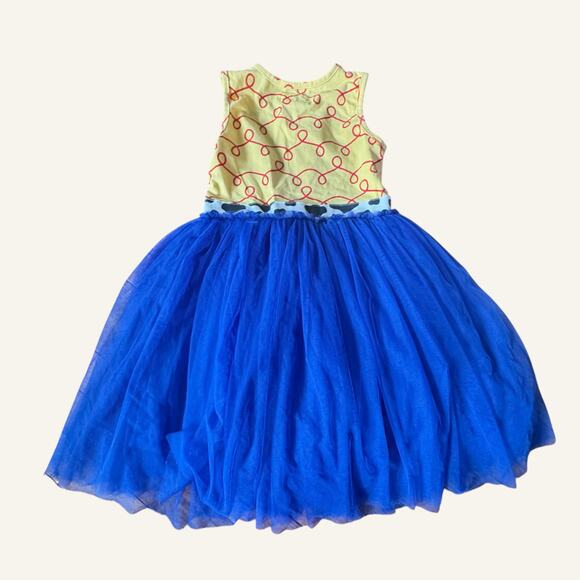 Taylor Joelle Sleeveless Jessie Toy Story Dress Crinoline Skirt Cowgirl Size 7 - Picture 9 of 12